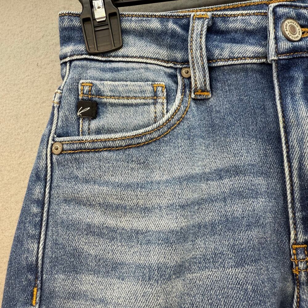 KanCan Jeans Women's 1/24 Mid Rise Ancle Skinny Frayed Hem Mid Rise Fit - NWT - Picture 7 of 16